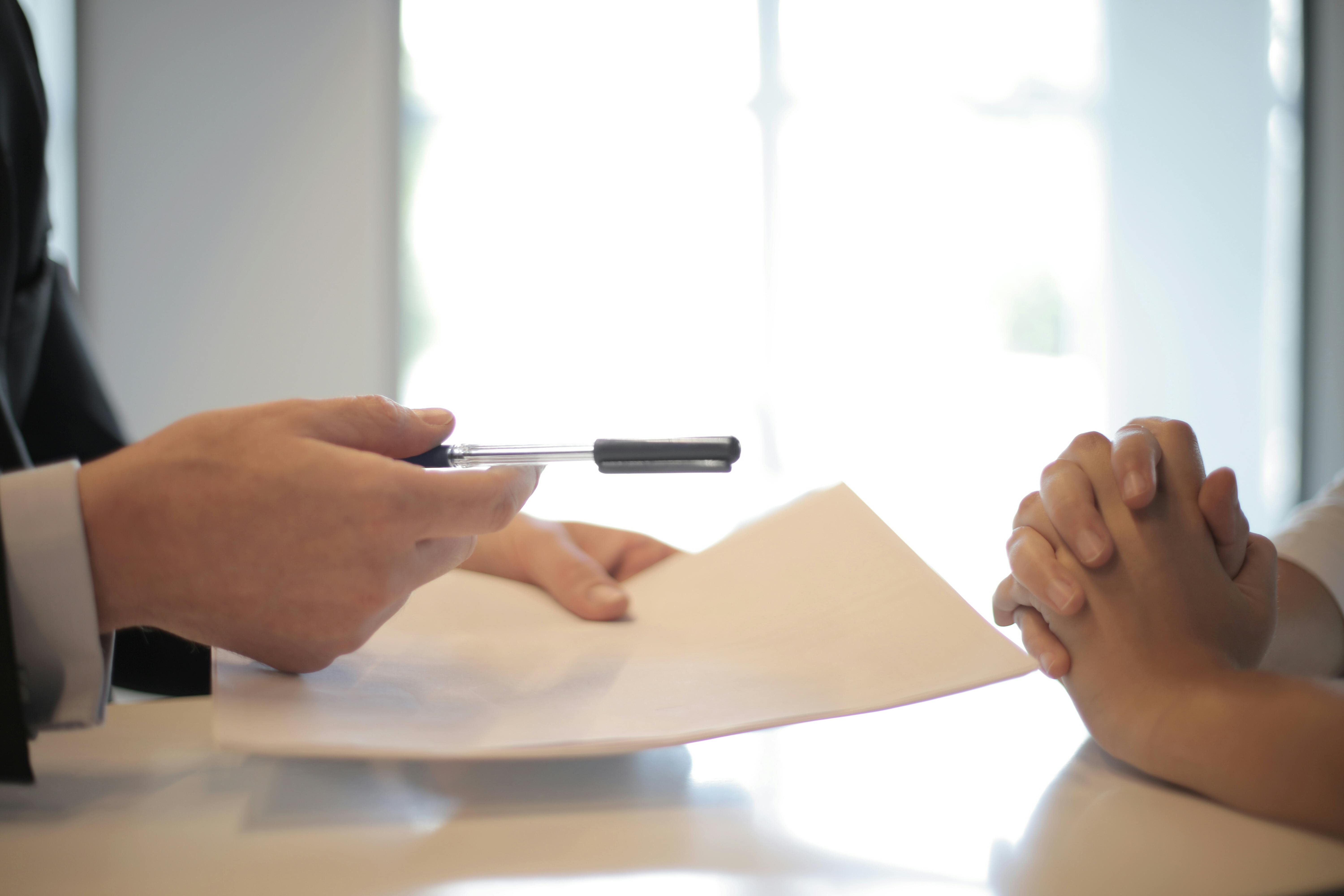 Insurance deal being made